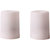 Callmate Plastic LED Candles With Fragrance Of White Tea - 14 x 8 x 17 cm (Set of 2)