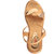 MSC Women Synthetic Gold Sandal