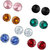 Mahi Rhodium Plated Combo Of Seven Stud Earrings With Swarovski Crystals Co 