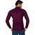 Jugend Slim Fit Casual Purple Cotton Shirts For Men