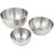 Homeish Metallo Stainless Steel Extra Deep Mixing Bowls - Set of 3 (15cms, 19cms, 24cms)