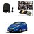 AutoStark Leatherette Car Steering Wheel Cover Black-Hyundai Eon