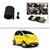 AutoStark Leatherette Car Steering Wheel Cover Black-Tata Nano