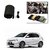 AutoStark Leatherette Car Steering Wheel Cover Black-Toyota Etios Liva