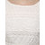 MansiCollections White Solid Viscose Gathered Dress For Women