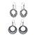 Urbanela Antique Designer Jhumki Earrings Oxidised Silver Plated Combo Set Of 2 Fashion Jewellery  ADEC202