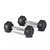 arnav Imported Rubber Coated Fixed Weight Hexagon Dumbbell set of two pcs ( 2.5 kgx2) Home Gym and Fitness