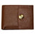 Macberry Magnet Artificial Leather Brown Wallet