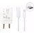 New 2 Amp Fast TYPE C Charger With USB Cable For Samsung Galaxy S8 , S8 edge , C9 Pro, C7 Pro , Samsung A7 (2017)- White