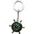 Imstar Silver Metallic Key Chain with Compass for Car Auto Bike Cycle Home Key Ring keychain