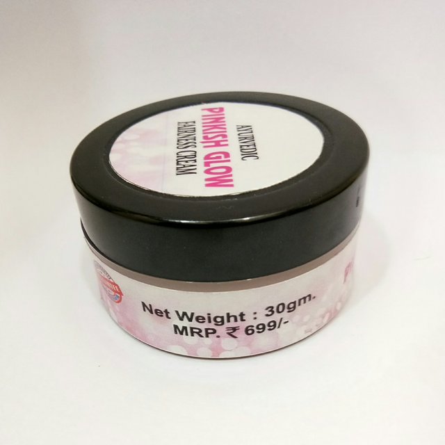pinkish glow night cream