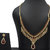 Menal Gold Plated Multi Diamond Necklace Set