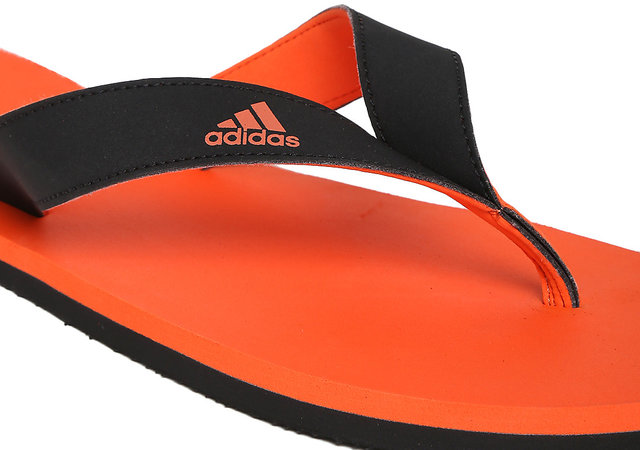adidas slippers orange