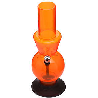 Moksha 12 inch Tall, Large Bulb Acrylic Ice Smoking Pipe