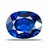 6 Ratti 100 natural  Blue Sapphire / Neelam Gemstone by lab certified
