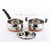 Mahavir 3pc Copper Bottom Cookware set