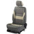 Musicar Tata Aria Beige Leatherite Car Seat Cover with 1 Year Warranty And Steering cover Free