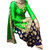 FkartStylish Green Banglori Silk Semi Stiched Patiala Suit