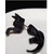 1 Pair Long Tail Small Cute Leopard Black Cat Puncture Stud Earrings Jewelry