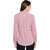 Ruhaan's Pink Shirt Collar Printed Casual Shirts for Women's