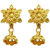 JewelMaze Gold Plated Zinc Alloy Dangler Earring -1311708