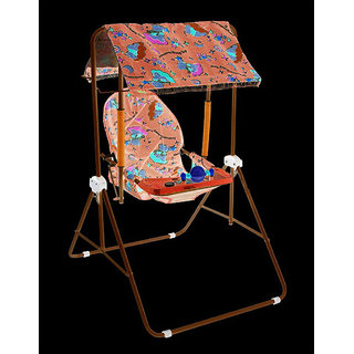 Buy Oh Baby Baby Orange Iron Pipe Hud Swing For Your Kids Se Sj 49 Online 5600 From Shopclues