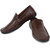 Buwch Men Brown Synthetic Leather Loafer  Mocassins Shoe