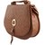 Haqeeba Beige Leatherette Material Sling Bags For Women