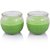 Set of 2 Globe jar candle LEMON GRASS FRAGRANCE, The Aroma of Fresh Cut Lemongrass With A Hint of Green Herbal Notes