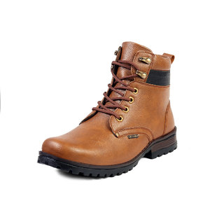 mens tan lace up boots