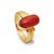 only4you 6.25 RATTI RED CORAL STONE RING