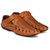 Layasa Men's Tan Velcro Sandals