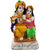 Lord Radha Krishna / Radhey Krishan Couple ldo l- Marble Look Handicraft Decorative Home / Table Dcor / Car Dashboard God Statue Gift item