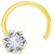Om Jewells Artificial Delicate and Graceful Solitaire Crystal Nath Nose Pin for Girls and Women NP1000101