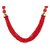 BRPEARL Red Designer Necklace For Women (twelve Layer )