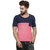 Round Neck  multicolor T-shirt For Men