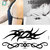 3D Temporary Tattoo Sticker Stars Design For Men Women Girls Hand Arm Waterproof Heart Design Size - 10.5x6cm