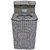 Dream CareAbstract Silver Coloured Waterproof & Dustproof Washing Machine Cover For LG T8068TEEL3 Fully Automatic Top Load 7 kg washing machine