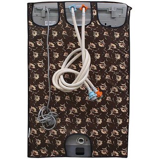 Buy Floral Brown and Beige Coloured Waterproof & Dustproof Washing ...