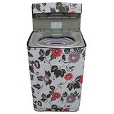 Dream CareFloral And Leafy Multi coloured Waterproof & Dustproof Washing Machine Cover For MIDEA MWMTL070MWO Fully Automatic Top Load 7 kg washing machine