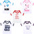 Gkidz Infants pack of 5 Mom theme Cotton Printed White T-shirts Combo