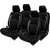 Musicar Renault Kwid Black  Leatherite Car Seat Cover with 1 Year Warranty And  Steering cover  Free