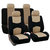 Musicar Tata Zest Black Leatherite Car Seat Cover with 1 Year Warranty And Steering cover  Free
