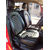 Musicar Maruti Ertiga Black Leatherite Car Seat Cover with 1 Year Warranty AndSteering cover  Free