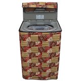 Abstract Beige Coloured Waterproof & Dustproof Washing Machine Cover For IFB TL- SDR 6.5 Kg Aqua Fully Automatic Top Load 6.5 kg washing machine