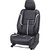 Musicar Chevrolet Beat Black  Leatherite Car Seat Cover with 1 Year Warranty And Steering cover  Free