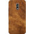 Moto G4 Plus, Leather Texture Brown Slim Fit Hard Case Cover/Back Cover