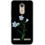 Lenovo K6 Power Case, Orchid Flowers White Black Slim Fit Hard Case Cover/Back Cover