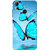 HTC Desire 10 Pro Case, Butterflies Blue Slim Fit Hard Case Cover/Back Cover
