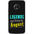 Moto G5 Plus Case, Legends Are Born In August Slim Fit Hard Case Cover/Back Cover